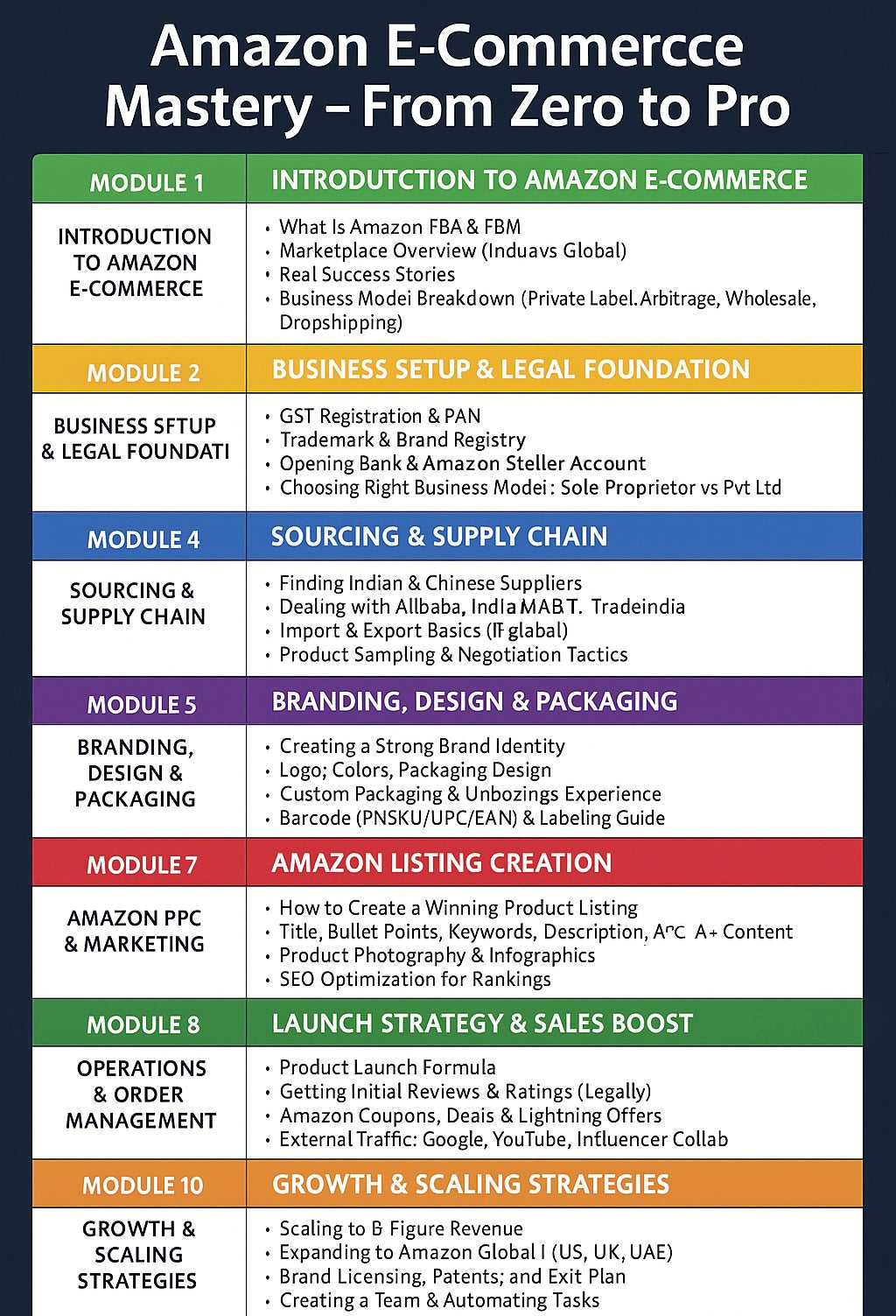 2025 E-COMMERCE AMAZON FBA-FBM , MASTER COURSE.